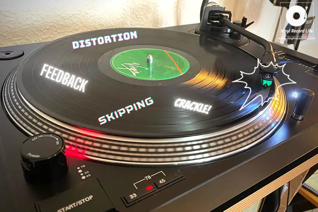 turntable troubleshooting noise